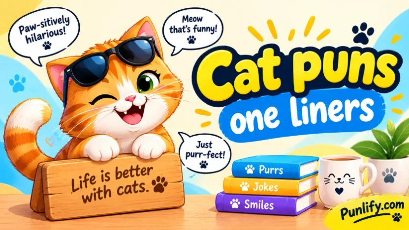 Cat puns one liners