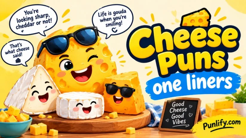 Cheese puns one liners