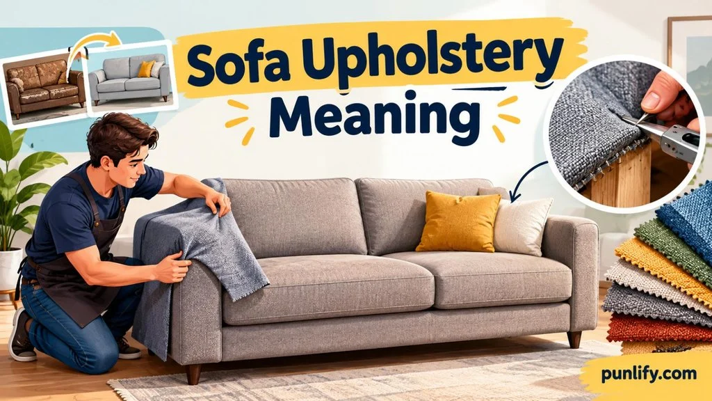 Sofa upholstery meaning