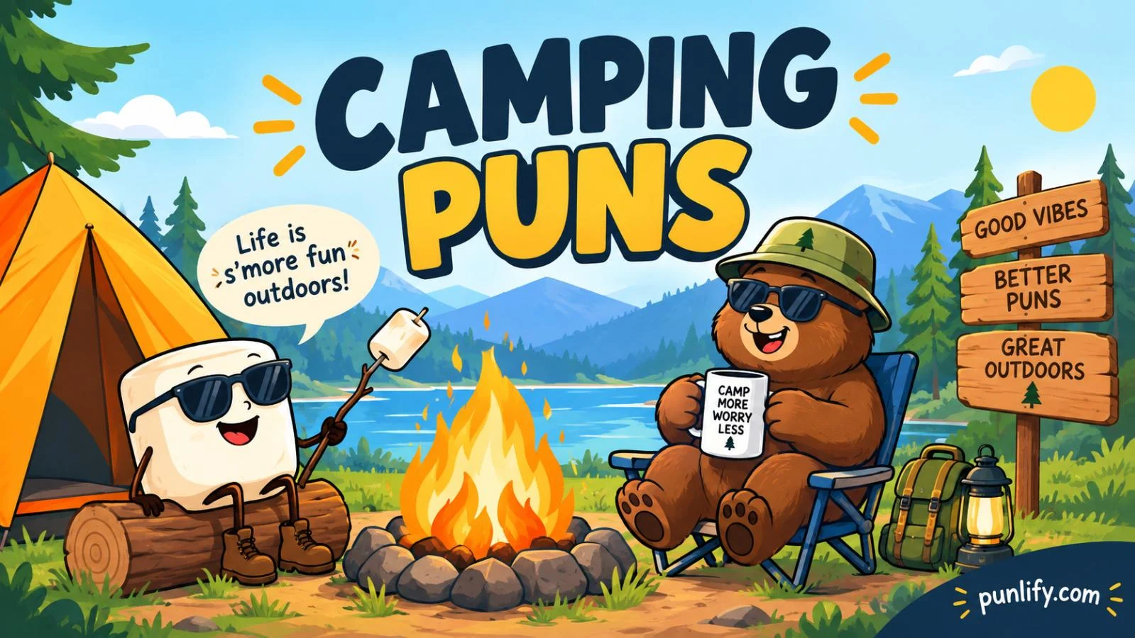 Camping Puns
